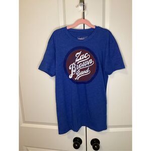 Mens‎ Zac Brown Band concert Tee shirt XS blue